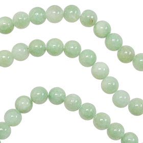 Collier en jade vert - Perles rondes 8 mm - 55 cm