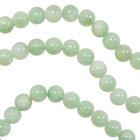Collier en jade vert - Perles rondes 8 mm - 60 cm
