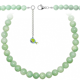 Collier en jade vert - Perles rondes 10 mm - 38 cm