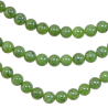 Collier en jade néphrite - Perles rondes 8 mm - 60 cm