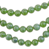Collier en jade néphrite - Perles rondes 10 mm - 38 cm