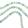 Collier en amazonite - Perles rondes 6 mm - 43 cm