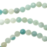 Collier en amazonite - Perles rondes 8 mm - 50 cm