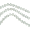 Collier en cristal de roche - Perles rondes 6 mm - 50 cm