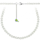 Collier en cristal de roche - Perles rondes 6 mm - 90 cm