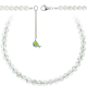 Collier en cristal de roche - Perles rondes 8 mm - 50 cm