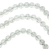 Collier en cristal de roche - Perles rondes 8 mm - 50 cm