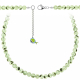 Collier en préhnite épidote - Perles rondes 6 mm - 50 cm