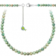 Collier en chrysocolle - Perles rondes 6 mm - 90 cm