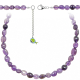 Collier en améthyste - Perles roulées 7 à 10 mm - 43 cm