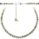 Collier en labradorite - Perles rondes 6 mm - 38 cm