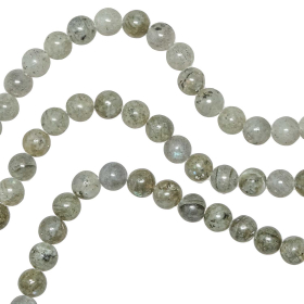 Collier en labradorite - Perles rondes 6 mm - 43 cm