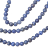 Collier en sodalite - Perles rondes 6 mm - 38 cm