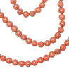 Collier en jaspe rouge - Perles rondes 6 mm - 38 cm