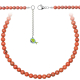 Collier en jaspe rouge - Perles rondes 6 mm - 38 cm