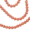 Collier en jaspe rouge - Perles rondes 6 mm - 43 cm