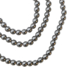 Collier en hématite - Perles rondes 6 mm - 50 cm