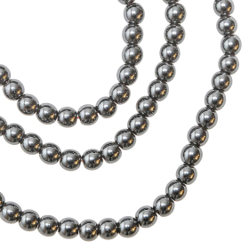 Collier en hématite - Perles rondes