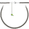 Collier en hématite - Perles rondes 6 mm - 90 cm