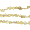 Collier en citrine - Perles roulées 5 à 8 mm - 90 cm