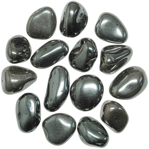 Pierres roulées hématite - 2.5 à 3 cm - Lot de 2