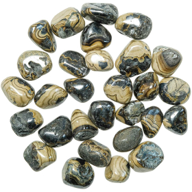 Pierres roulées jaspe avec pyrite - 2 à 3 cm - Lot de 2