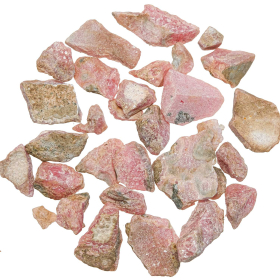 Pierres brutes rhodochrosite - 1.5 à 3.5 cm - 50 grammes