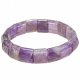 Bracelet minéral en améthyste