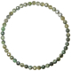 Bracelet en tourmaline verte - perles rondes facettées 4 mm