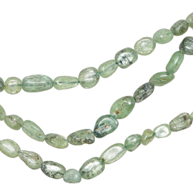 Collier en péridot - Perles roulées 5 à 8 mm - 60 cm