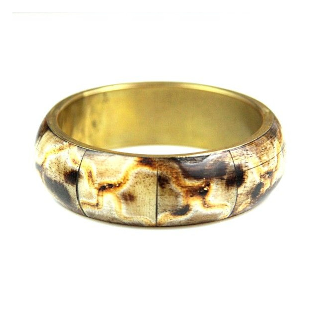 Bracelet bangle en os