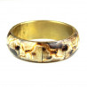 Bracelet bangle en os
