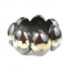 Bracelet élastiqué ronds de corne