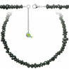 Collier en shungite - Perles roulées 7 à 10 mm - 50 cm