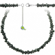 Collier en shungite - Perles roulées 7 à 10 mm - 90 cm