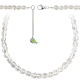 Collier en cristal de roche - Perles roulées 8 à 12 mm - 60 cm