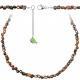 Collier en oeil de boeuf ou taureau - Perles roulées 5 à 8 mm