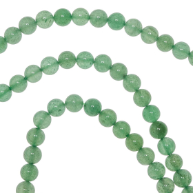 Collier en aventurine - Perles rondes 6 mm - 90 cm