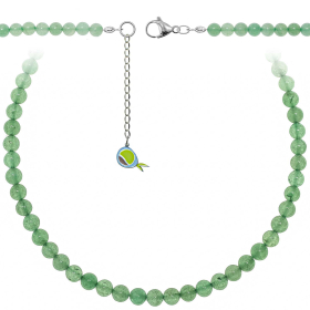 Collier en aventurine - Perles rondes 6 mm - 90 cm