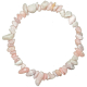 Bracelet en opale rose - perles baroques