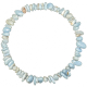Bracelet en angélite - perles baroques