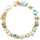 Bracelet en opale multicolore - perles baroques