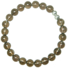 Bracelet en quartz fumé - Perles rondes 8 mm