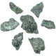 Pierres brutes mica vert - 6 à 10 cm - 150 à 200 grammes - Lot de 2 à 3
