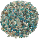 Mini pierres roulées chrysocolle - 5 à 10 mm - 50 grammes