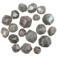 Pierres brutes cristaux grenat almandin - 1 à 1.5 cm - Lot de 3