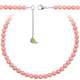 Collier en thulite - Perles rondes 8 mm - 55 cm