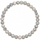 Bracelet en jaspe picasso - Perles rondes 6 mm