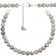 Collier en jaspe picasso - Perles rondes 10 mm - 70 cm
