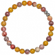 Bracelet en jaspe mokaite - Perles rondes 6 mm